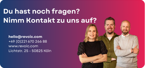 Revoic. Du hast noch fragen?