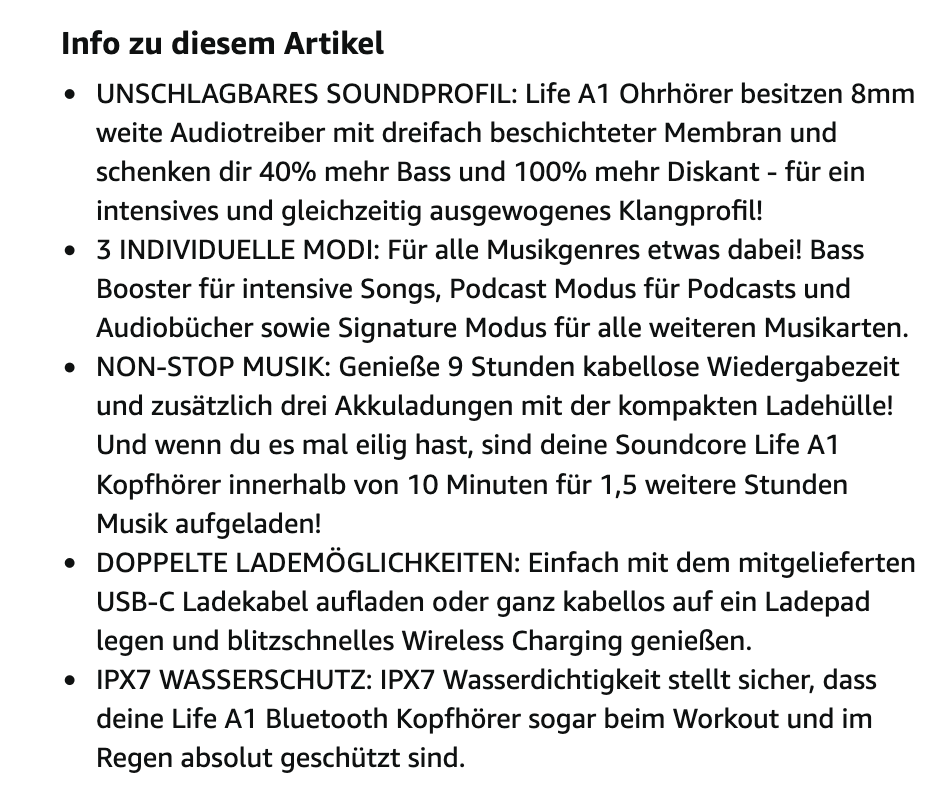 Aufzählungszeichen