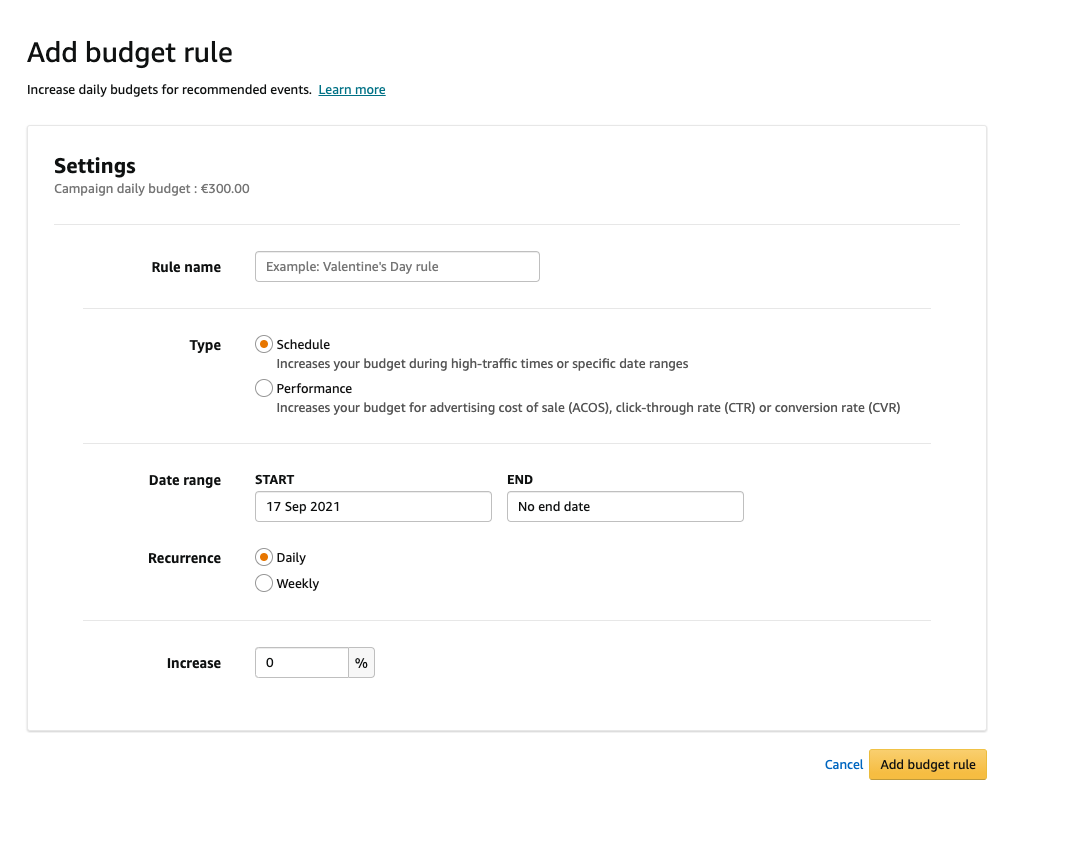 Budget Rules