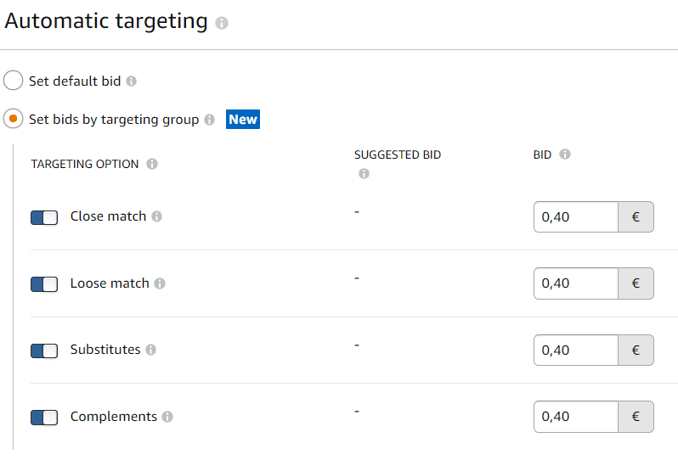 automatic targeting