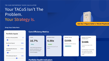 Tacos calculator landign page