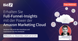 Erhalten Sie Full-Funnel-Insights mit der Power der Amazon Amrketing Cloud